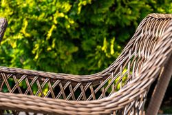 "Эспрессо–150 L" обеденная группа плетеная, цвет коричневый