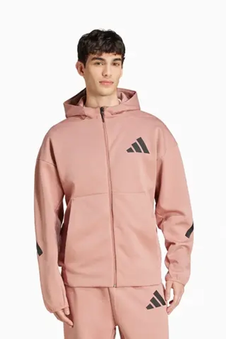 Кофта adidas Z.N.E. Full-Zip - оранжевый