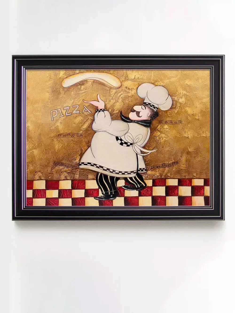 Картина на стену интерьерная для кафе "Повар" 45*35 см