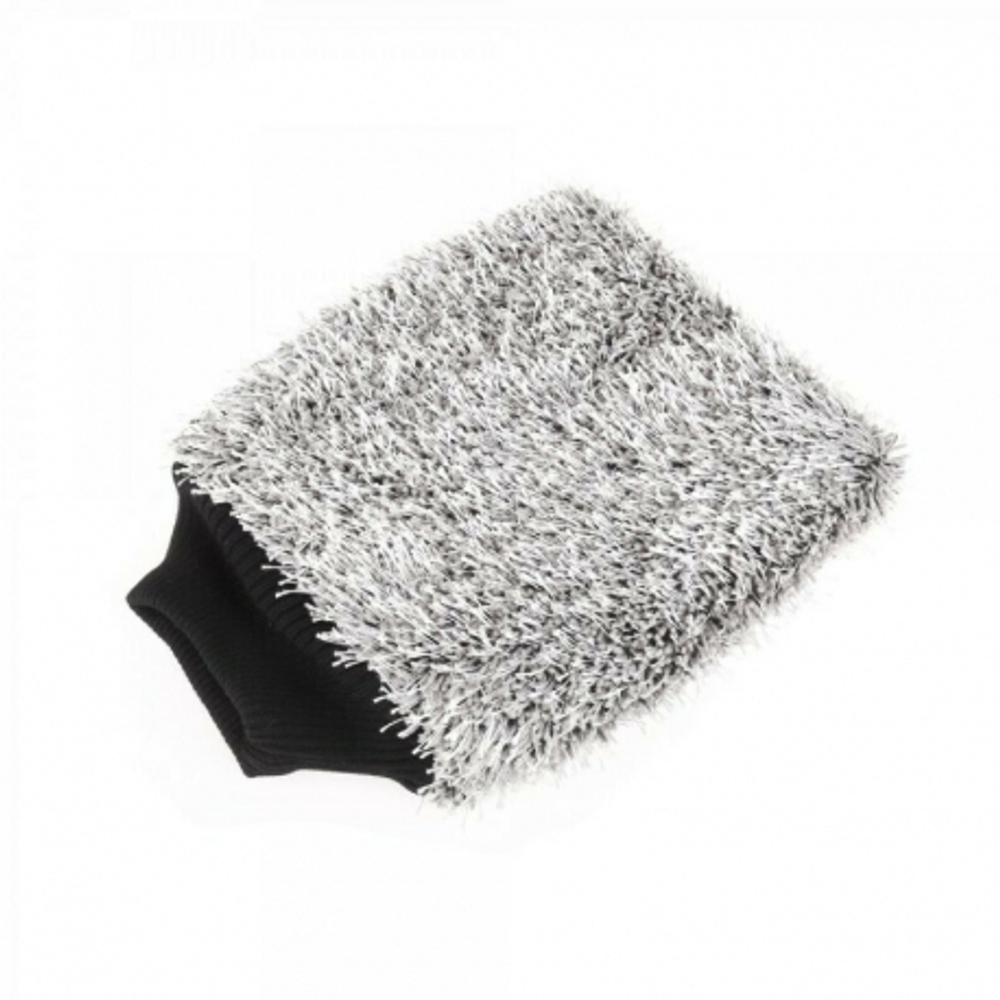 PURESTAR Double twist wash mitt (20x25cm) Профессиональная длинноворсая рукавица для мойки, серая