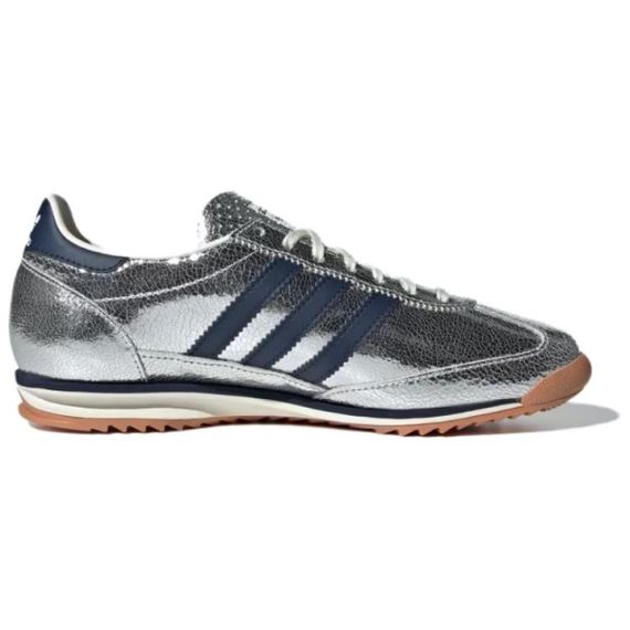 adidas originals SL 72 Повседневная обувь Низкий Топ Серебристый Металл/Коллегиальный Морской Синий/Серый Белый Унисекс