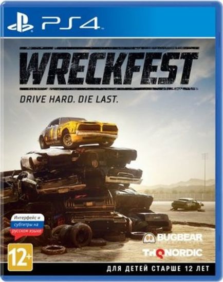 PS4 Wreckfest CUSA-08652 Б/У (Русские субтитры)
