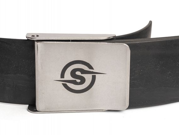 Пояс Sigalsub Elastica резиновый с металлической пряжкой черный