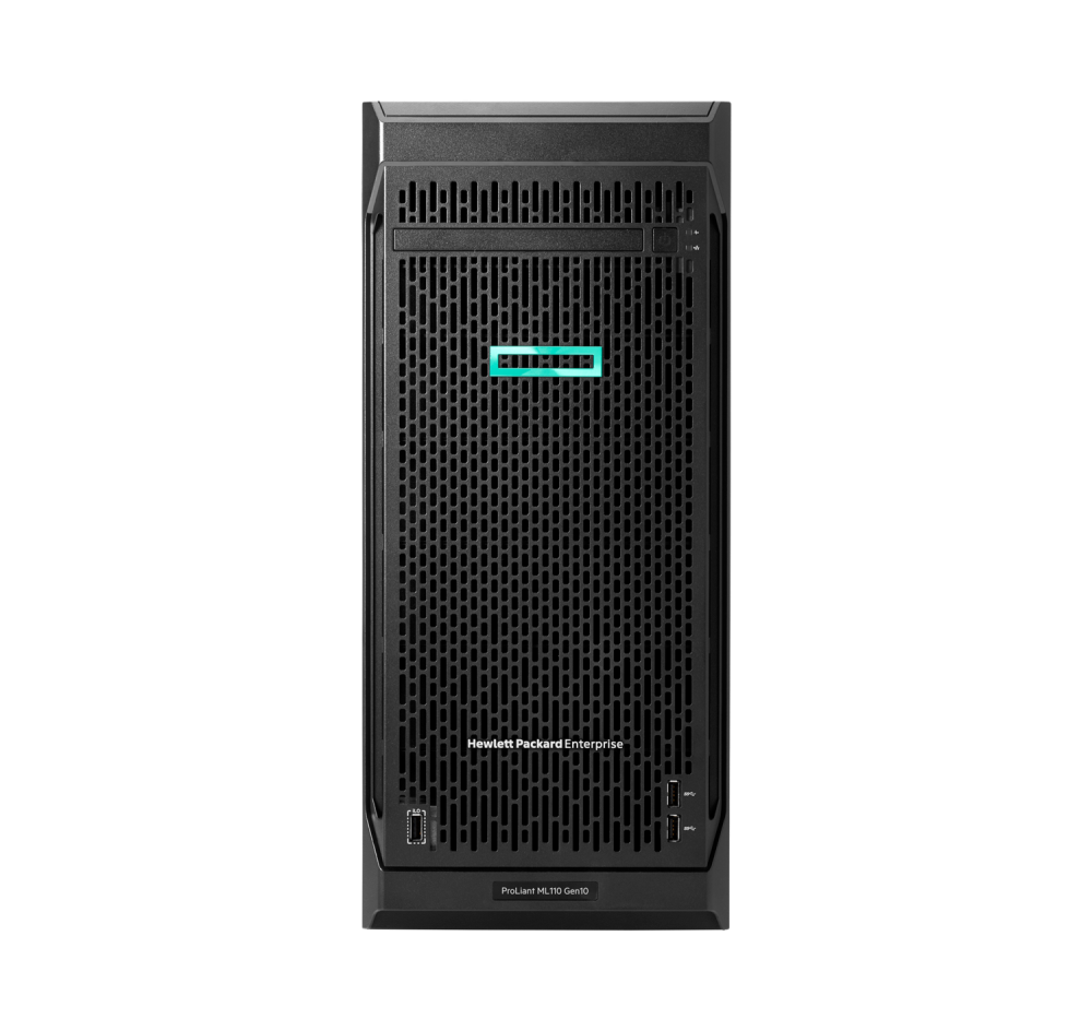 Башенный сервер - HP Enterprise ProLiant ML110  Gen10, 4,5U Башня, 8x 2.5“, 1x Xeon[4208] 8 Cores, 16Gb, P21440-001