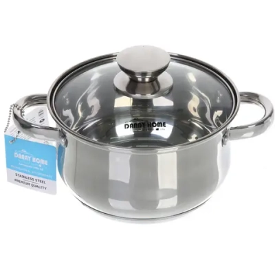 Кастрюля из нержавеющей стали OLIVIA 2,7л, индукция, DH12-18