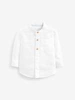 Рубашка льняная для мальчика Next U80-068, Белый