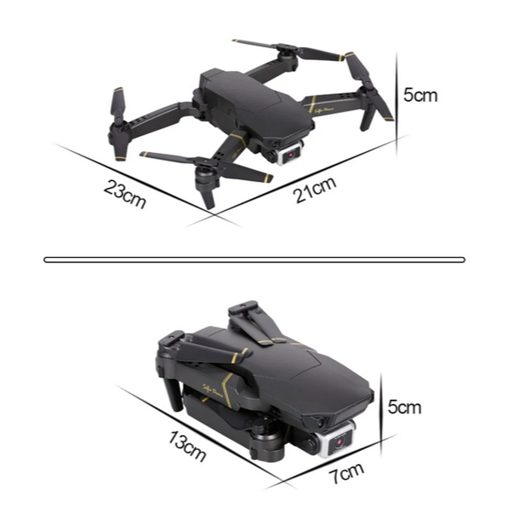 Квадрокоптер дрон радиоуправляемый с 4K камерой, WiFi FPV "GD89"