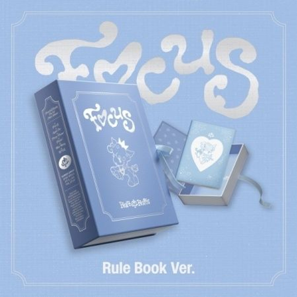 Альбом HEARTS2HEARTS - FOCUS 1st Mini Album RULE BOOK Version