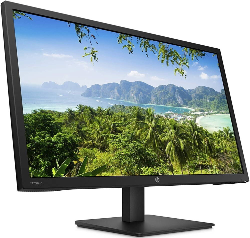 Монитор  27.9;; HP V28 черный 16:9 HDMI 300cd 170гр/160гр 3840x2160 DisplayPort Ultra HD 5.14 кг (8WH58AA)