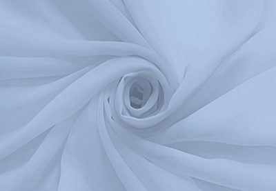 Ткань Шифон, 120гр/м.п., 150 см, светло-голубой