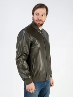 Кожаная куртка демисезонная Турция бомбер