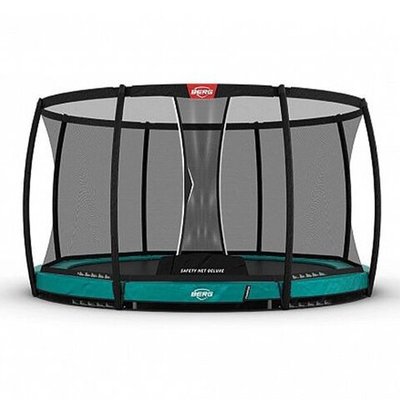 Батут BERG Champion InGround 430 Green + Safety Net Deluxe