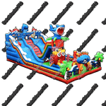 Коммерческий надувной батут "На морском дне" 16*8*8 м