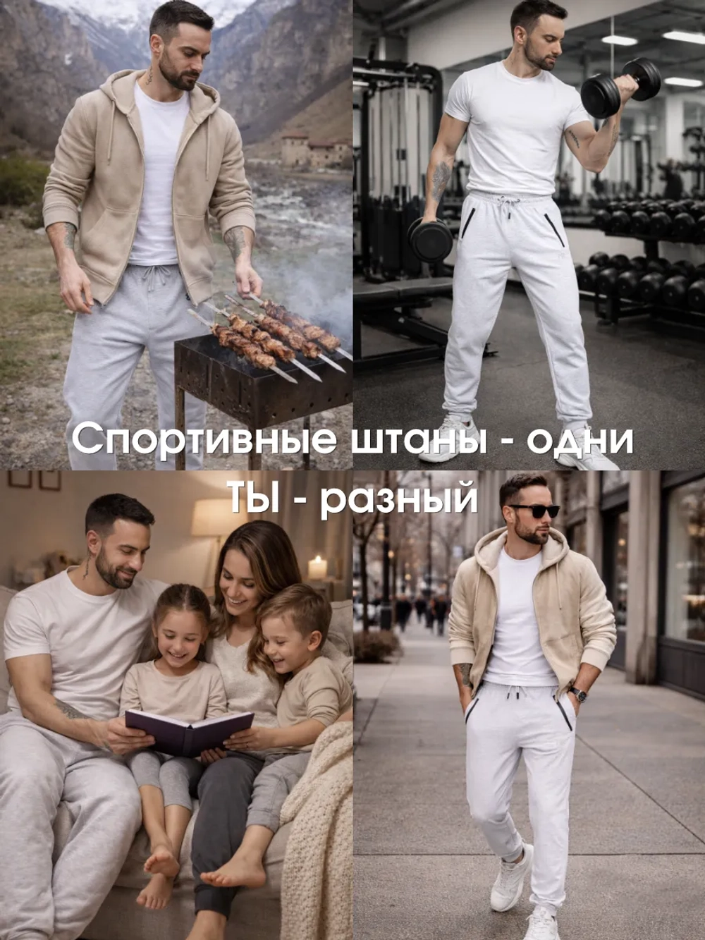 Брюки спортивные джоггеры