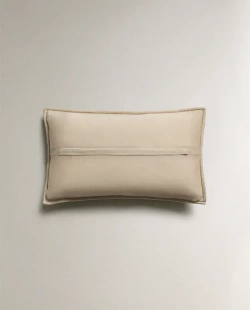 ZARA HOME НАВОЛОЧКА ДЛЯ ДЕКОРАТИВНОЙ ПОДУШКИ ДЛЯ ДЕТЕЙ ИЗ МУСЛИНА, БЕЖЕВЫЙ