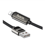Кабель USB x Lightning Hoco. U137 (2.4A/12W/1.2m.) Led дисплей