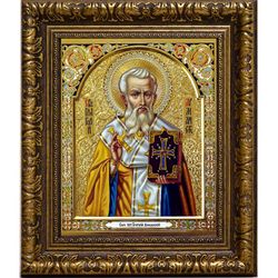 Григорий Армянский, просветитель Великой Армении, Священномученик. Икона на холсте.