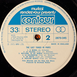 Pete Winslow And The King Size Brass ‎– The Last Tango In Paris (Англия 1973г.)