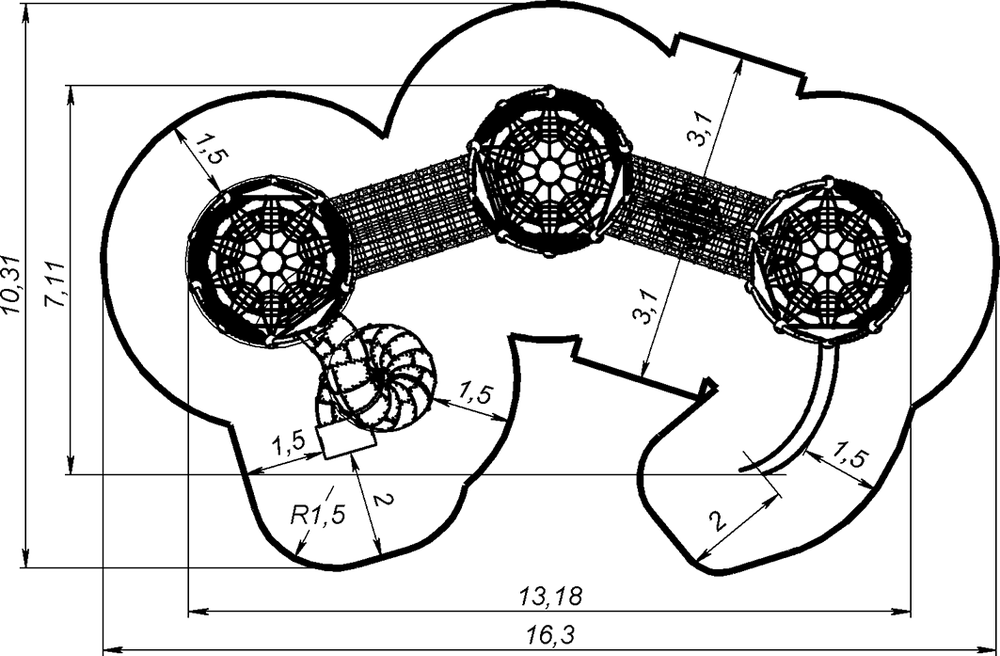 Гибкие элементы для лазания ДНК Лира ККК524.00.1