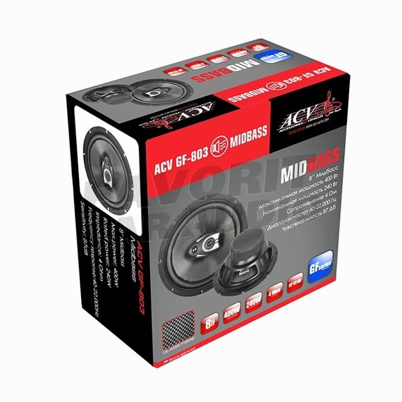 Коакс. акустика ACV GF-803
