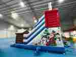 Коммерческий надувной батут «Зимняя горка Арктика» 6,1*3,6*6,3 м