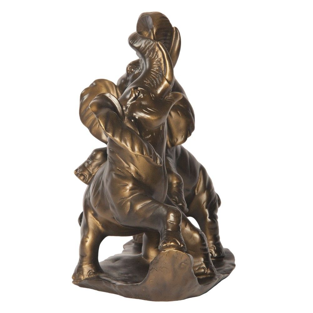 Статуэтка Играющие Слоны Бронза