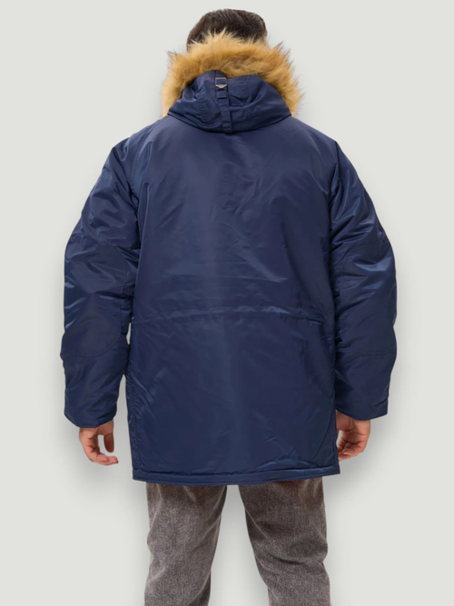 Куртка Аляска N-3B Husky Denali 2024 (синяя - r.blue/orange)