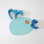 Деревянный сюжетный игровой набор "У воды"