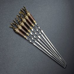 Подарочный набор шампуров "Орлы на охоте"