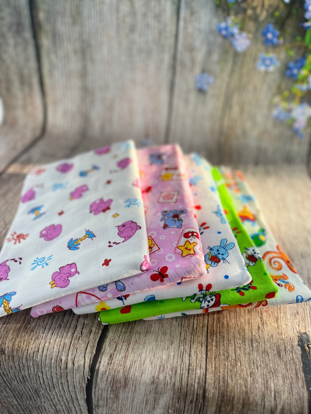 Набор фланелевых пеленок ( 5 штук ) 75*120 см (ИП Людин А.В.)