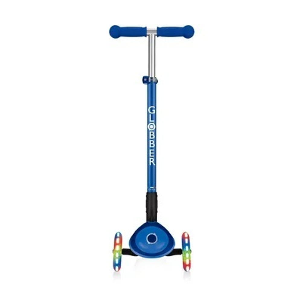 Самокат Globber Primo Foldable Plus Lights синий