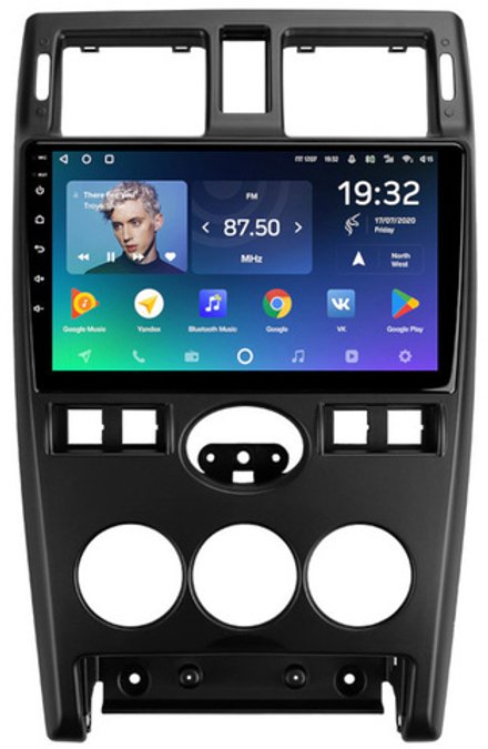 Магнитола для Lada Priora 2007-2013 (рамка черная) - Teyes SPRO+ на Android 10, ТОП процессор, 4Гб+32Гб, 4G SIM-слот