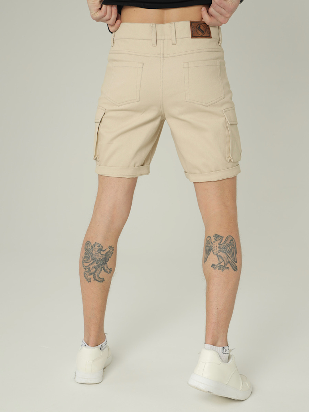 Шорты карго мужские экрю Город Горький