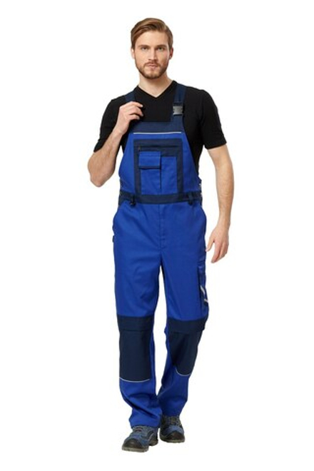 Полукомбинезон "Мегаполис" василек/т.синий