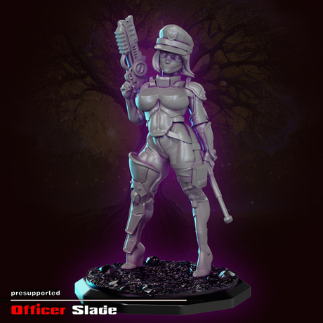 Миниатюра Полицейская Офицер слейд 32-75мм