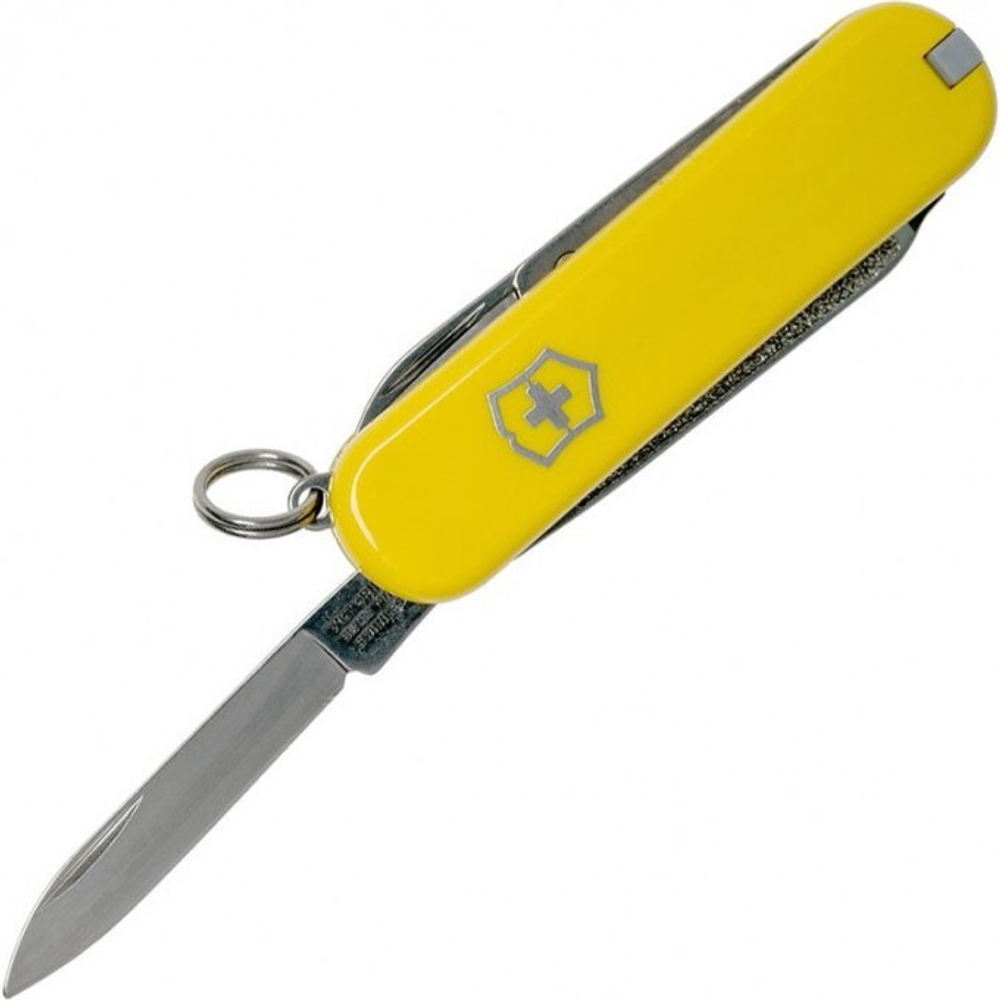 Нож-брелок Victorinox Classic SD Colors, 58 мм, 7 функций, "Sunny Side"