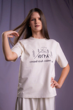 Футболка с вышивкой "Суровый край"