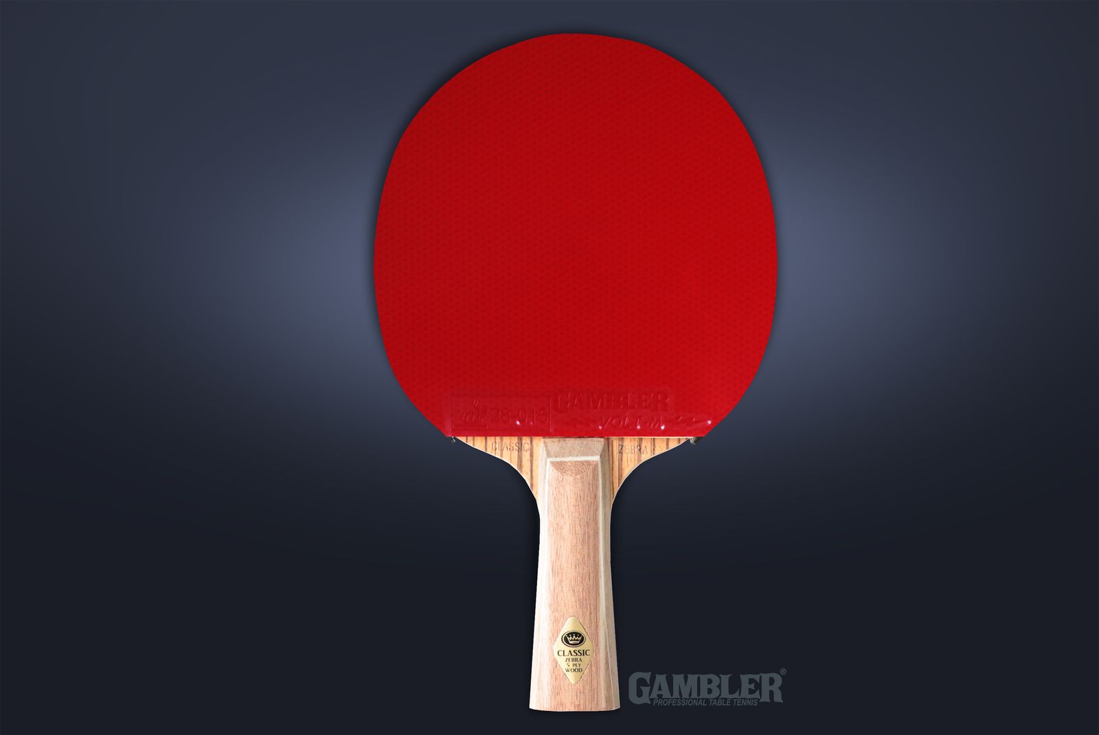 Ракетка Gambler ZEBRAWOOD CLASSIC VOLT M (коническая) фото №3