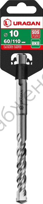 URAGAN 10х110 мм, SDS-plus бур (29311-110-10)
