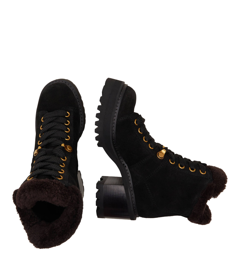 Кожаные ботильоны See By Chlo\u00e9 - черный(SB41083A 18032)