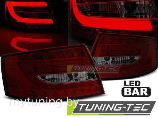 Задние фонари LED TAIL LIGHTS RED SMOKE для AUDI A6 C6 СЕДАН 04.04-08