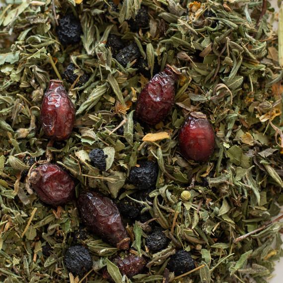 Чай Алтайский с шиповником и липой в крафт пакете