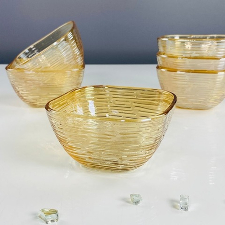 Lenardi 588-655 Набор из 6 салатников 10,2см в под.уп.(х12)Стекло