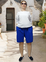 2178 Шорты женские васильковый (60)