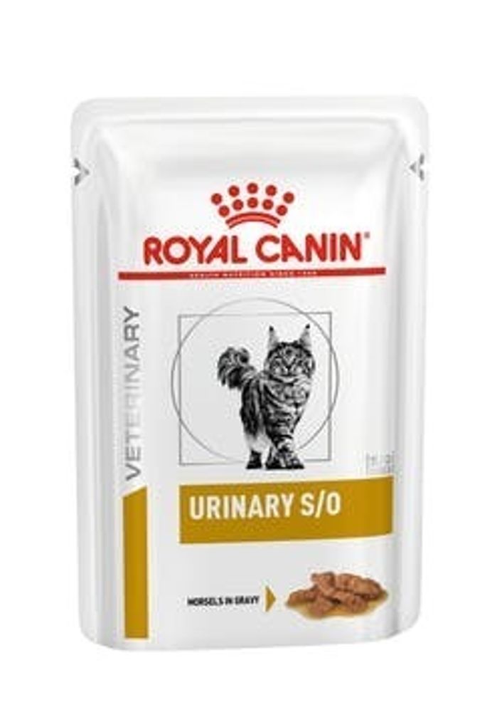 Влажный корм Royal Canin Urinary S/O для кошек при МКБ, в соусе, 85 г