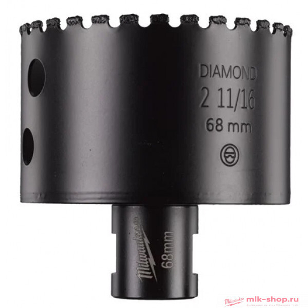 M14 Алмазное сверло 68mm - 1pc, шт