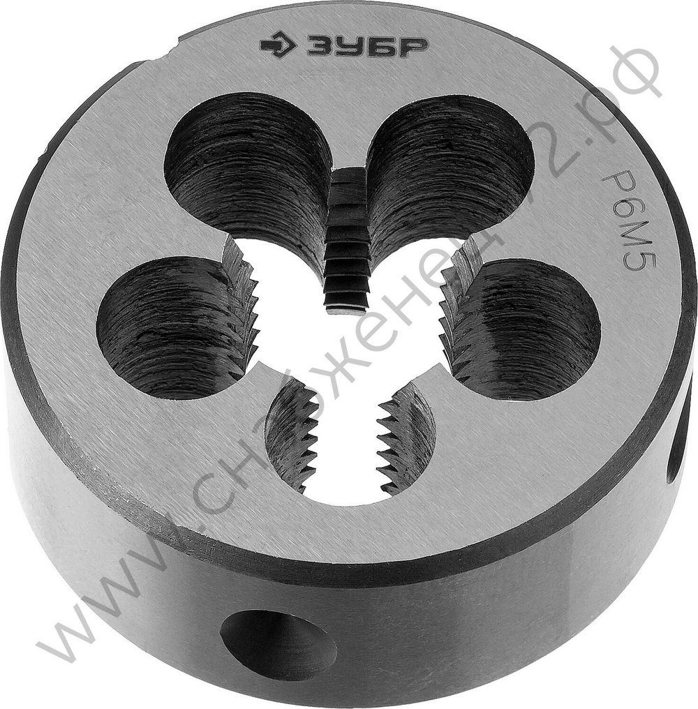 ЗУБР М5x0.8мм, сталь Р6М5, Круглая машинно-ручная плашка, Профессионал (4-28023-05-0.8)