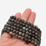 Нефелиновый сиенит (йооперлит) натуральный, шар 6,4мм