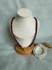 Boyunbağı / Колье / Necklace Burgundy Agate