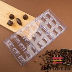 Форма поликарбонатная «Пралине, 24 ячейки»
